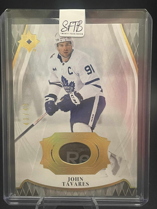 2023-2024 Upper Deck Ultimate Planks John Tavares Game Used Stick Patch /49