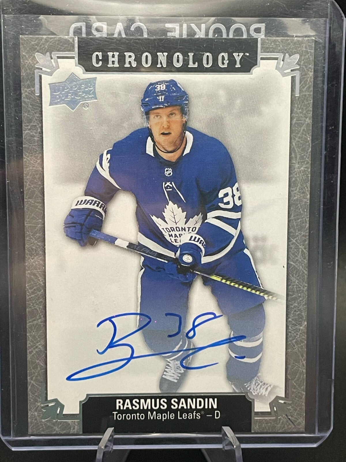 2019-20 UD Chronology Auto Rasmus Sandin