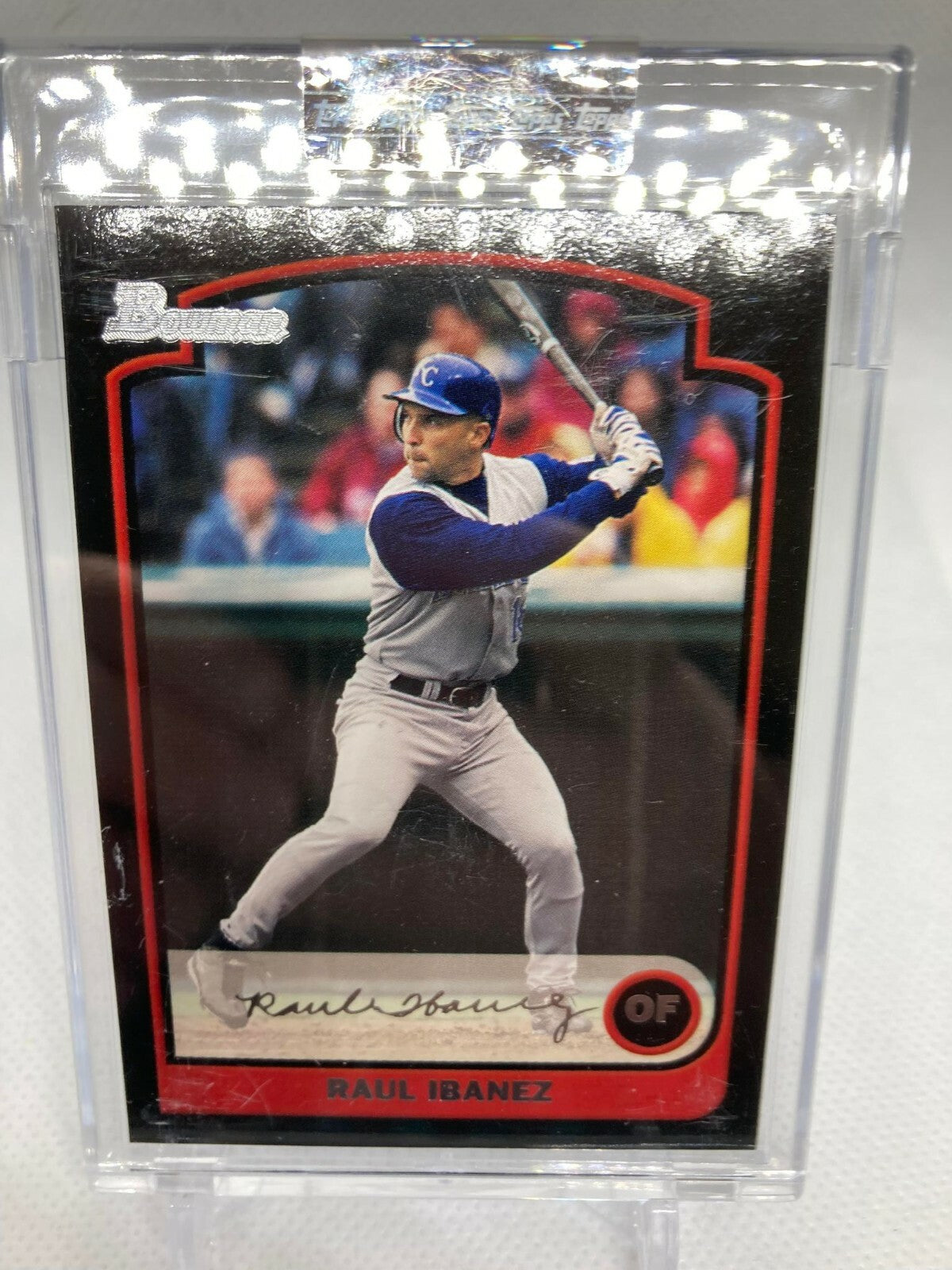 2003 Bowman Uncirculated Silver Royals Baseball Card #64 Raul Ibanez /250