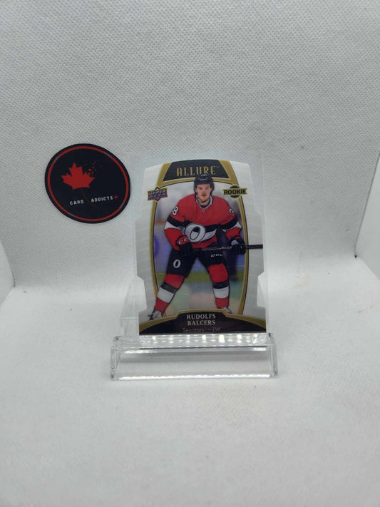 2019-20 Upper Deck Allure Hockey White Rainbow #82 Rudolfs Balcers