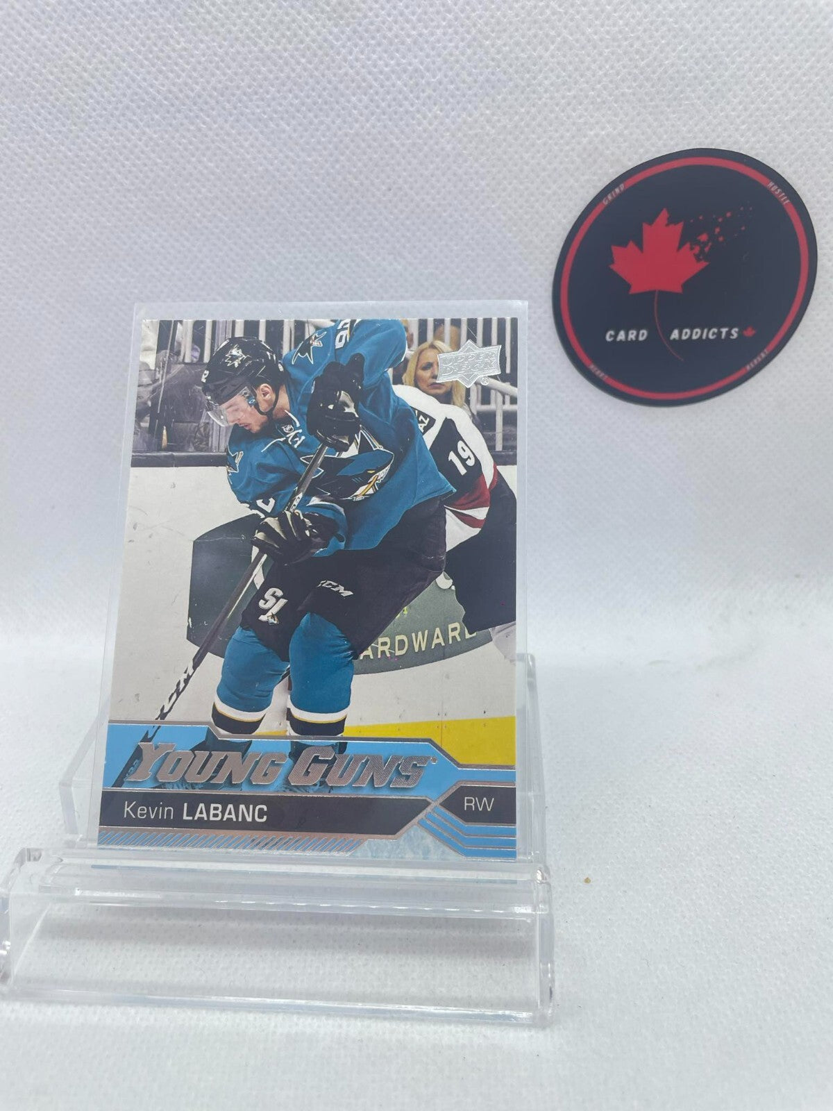 Kevin Labanc 2016-17 Upper Deck Series 2 Young Guns #486 Rookie Card Sharks