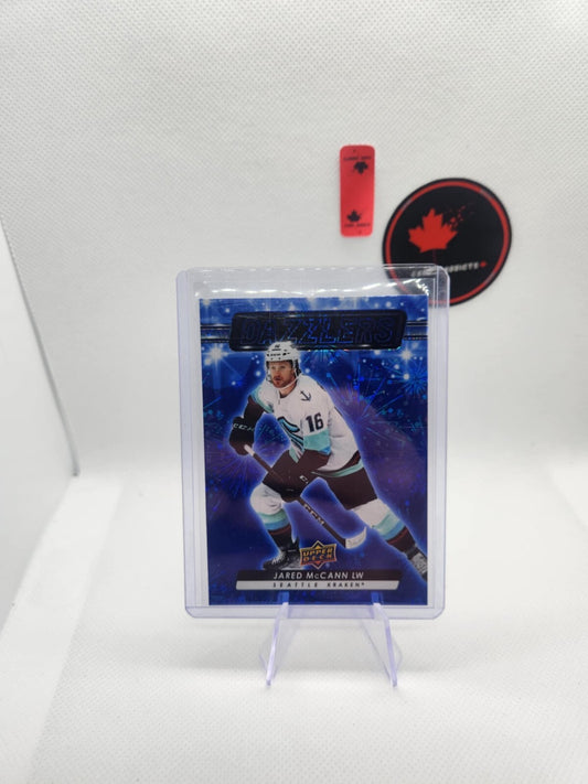 2023-24 Upper Deck Series 2 Jared McCann Blue Dazzlers Card #DZ77 Seattle Kraken