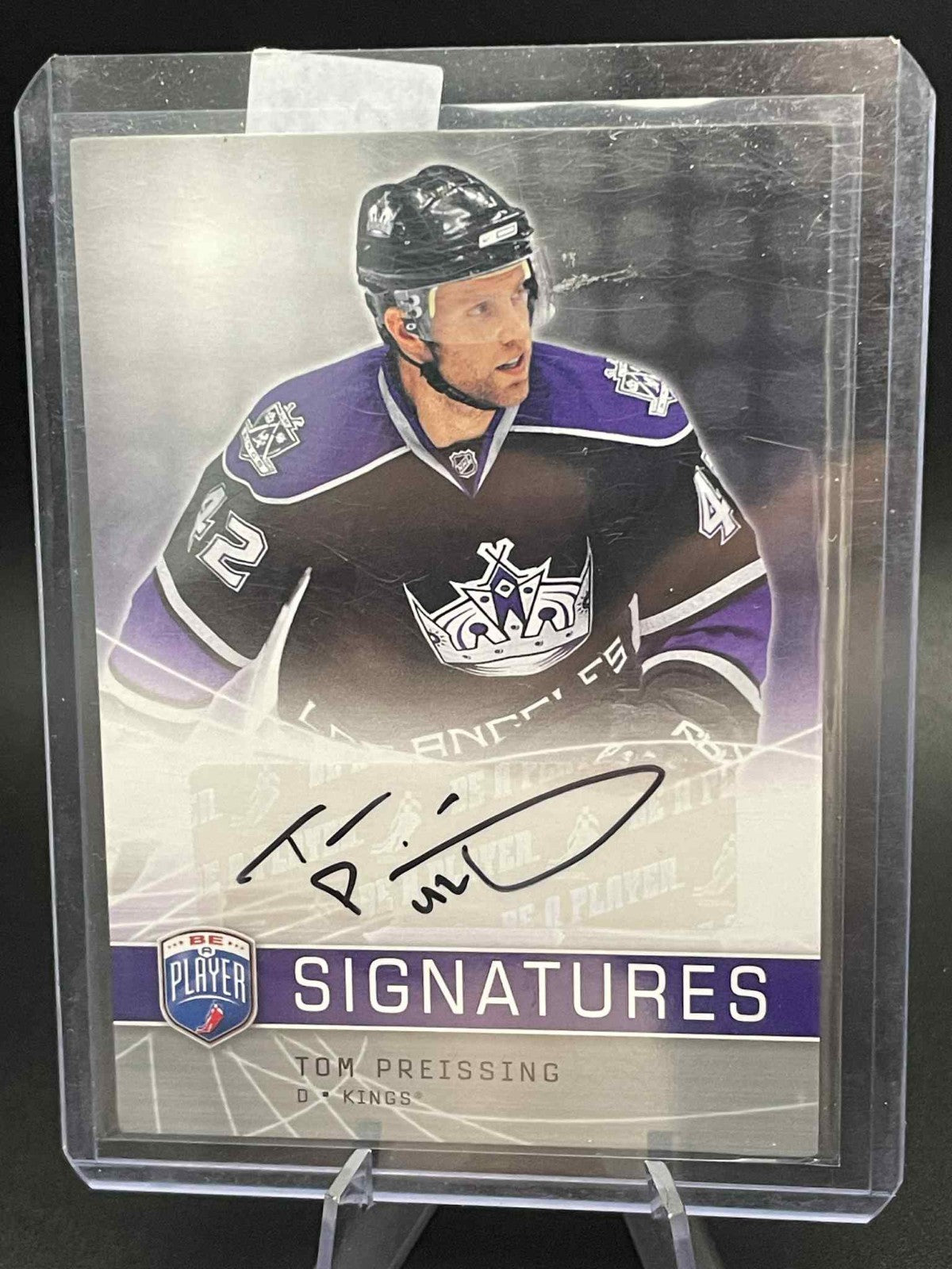 2008-09 Upper Deck Be A Player #S-TP Tom Preissing BAP Signatures