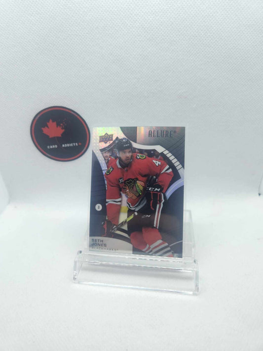 2021-22 Upper Deck Allure Black Rainbow Parallel SETH JONES #96 Blackhawks