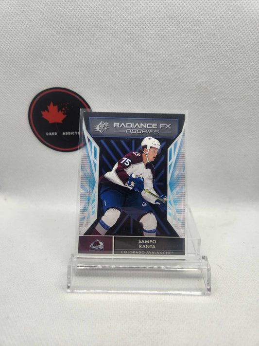Sampo Ranta Colorado Avalanche 2021-22 Upper Deck SPX Radiance FX Rookies