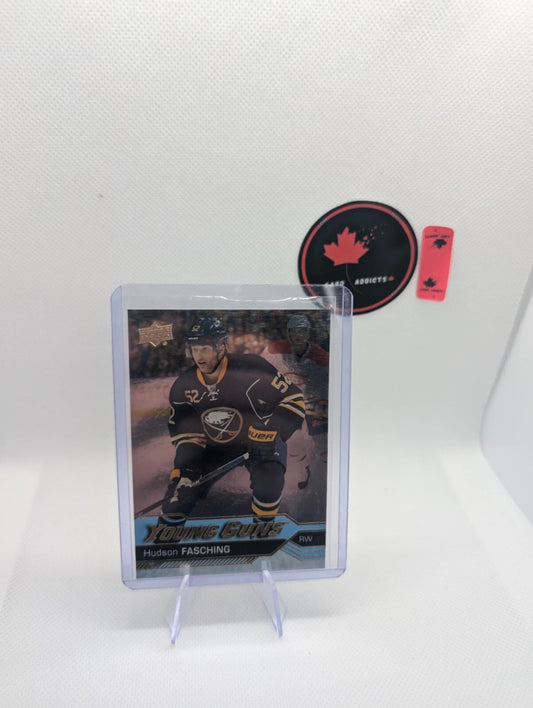 2016-17 Upper Deck Hudson Fasching Buffalo Sabres Young Guns Silver Foil (#242)