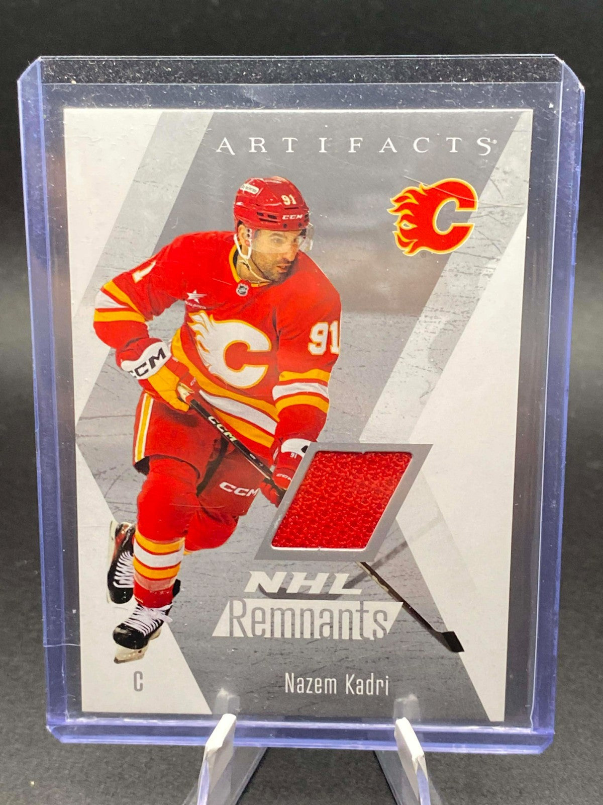 2025-26 Upper Deck Artifacts Nazem Kadri NHL Remnants Jersey #NR-21 Calgary