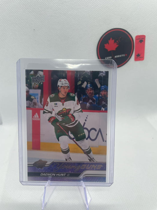 2023-2024 Upper Deck Series 2 - Daemon Hunt - Young Guns Rookie - #494