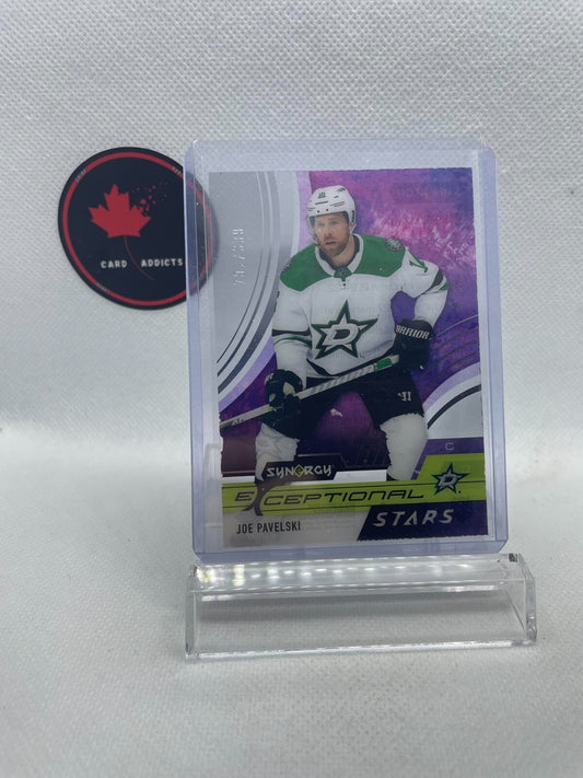 2021-22 Upper Deck Synergy EXCEPTIONAL STARS JOE PAVELSKI ES-JP /899