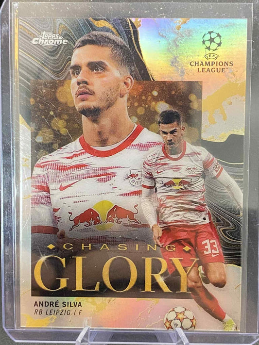 2021-22 CHROME UEFA CHASING GLORY [ ANDRE SILVA ] LEIPZIG