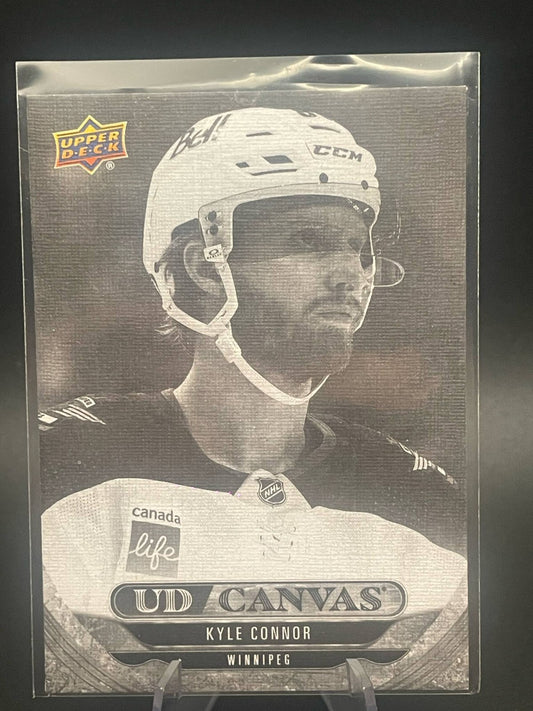 2024-25 Upper Deck Canvas #C21 Kyle Connor Black & White