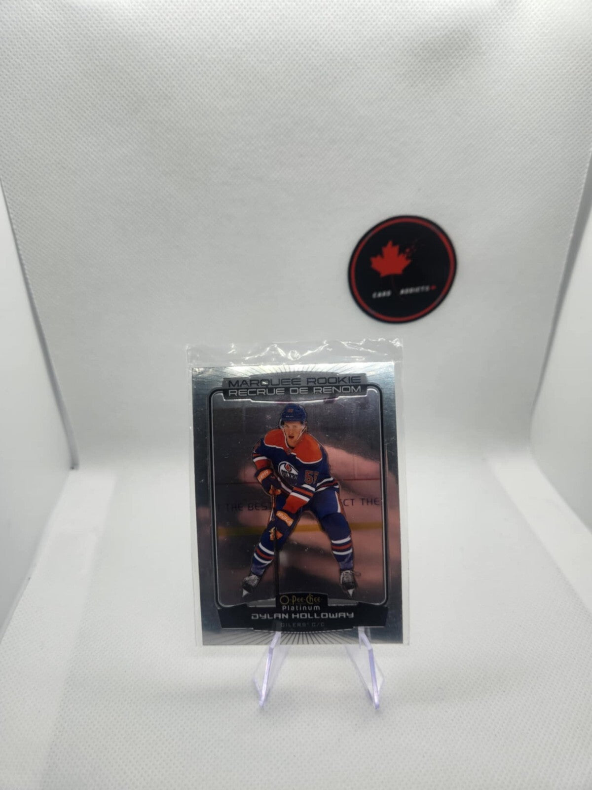 Dylan Holloway Rookie Marquee 2022-23 O-Pee-Chee Platinum #207 NHL Card Edmonton