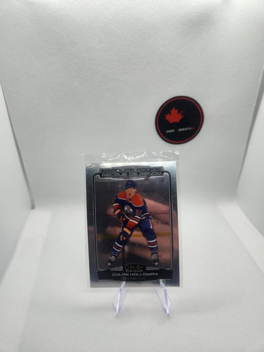 Dylan Holloway Rookie Marquee 2022-23 O-Pee-Chee Platinum #207 NHL Card Edmonton