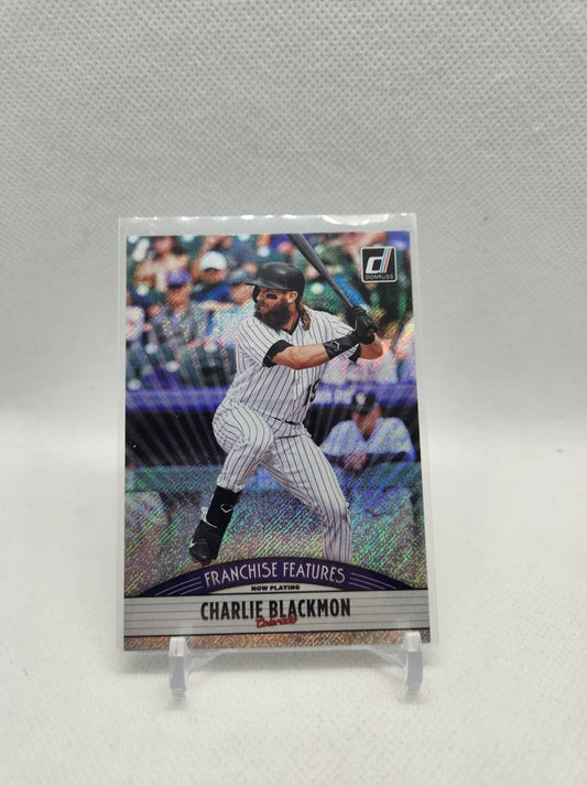 2019 Donruss Franchise Features Vector #18 Charlie Blackmon Leody Taveras