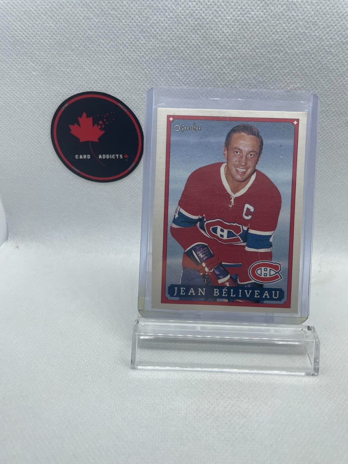 (1) BELIVEAU 1992-93 O-PEE-CHEE FAN FEST PROMO # 14 CANADIENS LIMITED