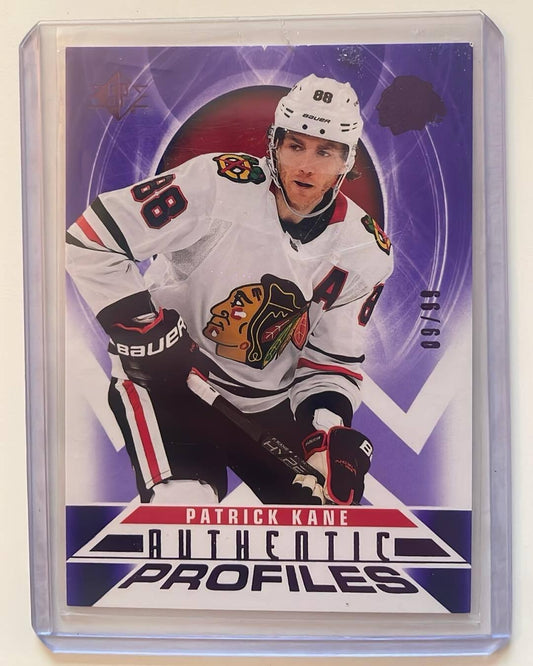 20/21 2020 SP HOCKEY PATRICK KANE AP-16 AUTHENTIC PROFILES PURPLE PARALLEL /99
