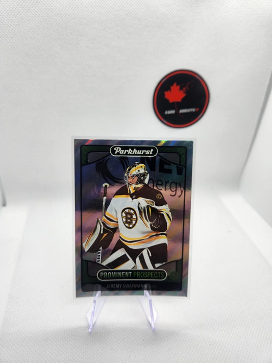 JEREMY SWAYMAN - 2021-22 Upper Deck Parkhurst Prominent Prospects #PP20 - BRUINS