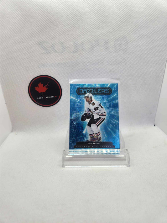 2022-23 Upper Deck Dazzlers Blue #DZ-70 Filip Roos - Chicago Blackhawks