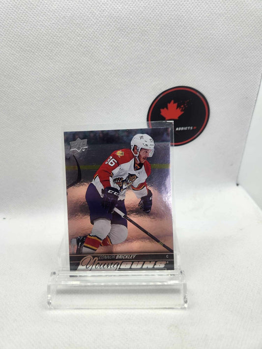 2015-16 Upper Deck Young Guns Silver Foil Board Connor Brickley #249 Rookie RC