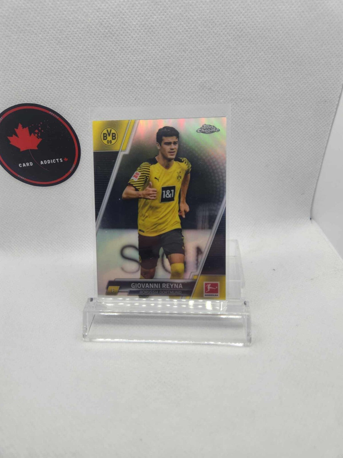 Giovanni Reyna 2021-22 Topps Chrome Bundesliga