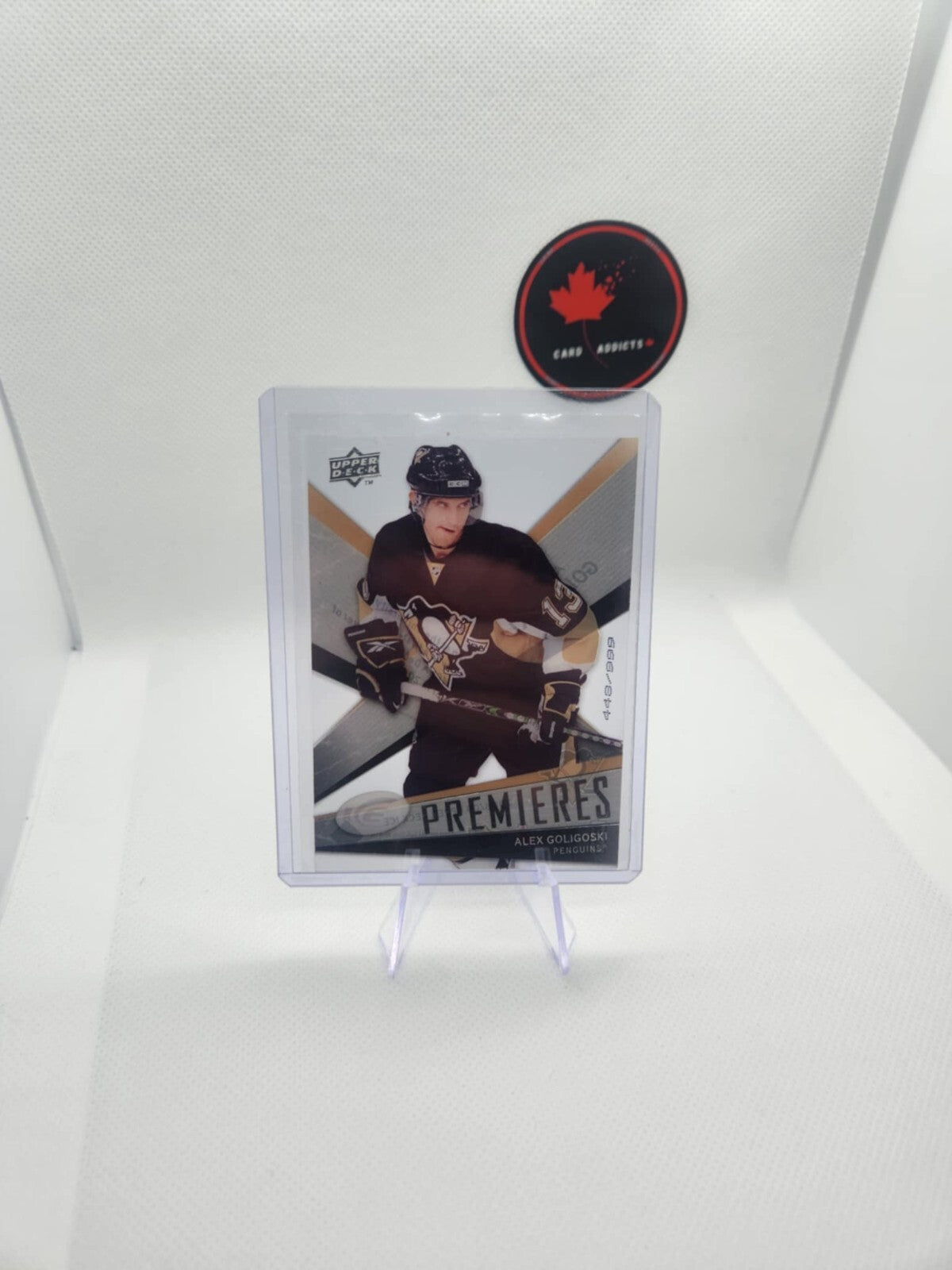 2008-09 Upper Deck Ice #132 Alex Goligoski RC ROOKIE PREMIERS /999 HOCKEY