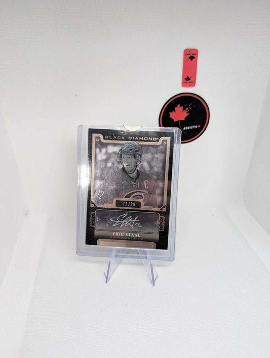 Eric Staal 2015-16 Black Diamond Auto #BDB-ES Serial #d /99 Hurricanes