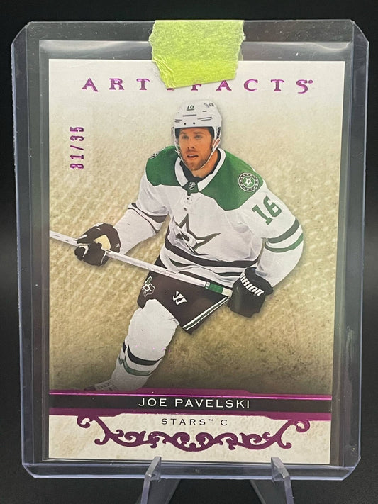 2021-22 Upper Deck Artifacts Joe Pavelski Dallas Stars Purple SSP /35 #49 765