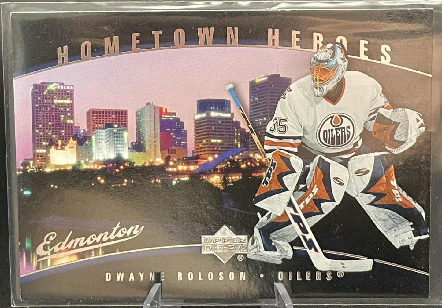 2007-08 UD UPPER DECK HOCKEY HH67 HOMETOWN HEROES DWAYNE ROLOSON OILERS