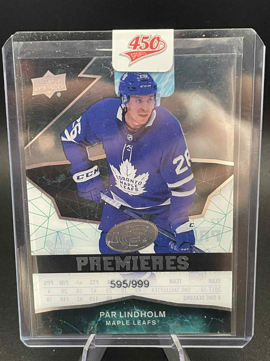 2018-19 Par Lindholm Upper Deck Ice Premieres Rookie Card #72 - /999
