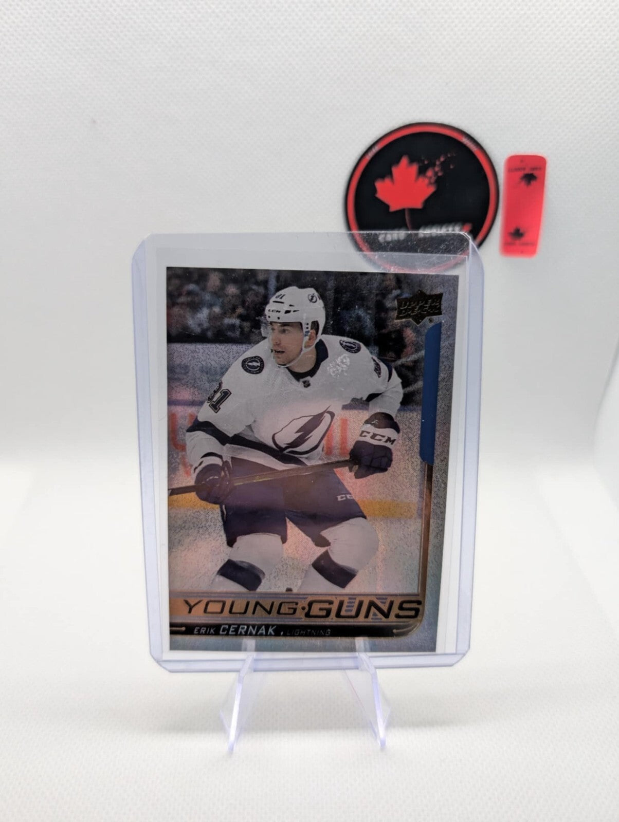 Erik Cernak Lightning 2018-19 Upper UD Young Guns YG 455 Rookie RC Silver Foil