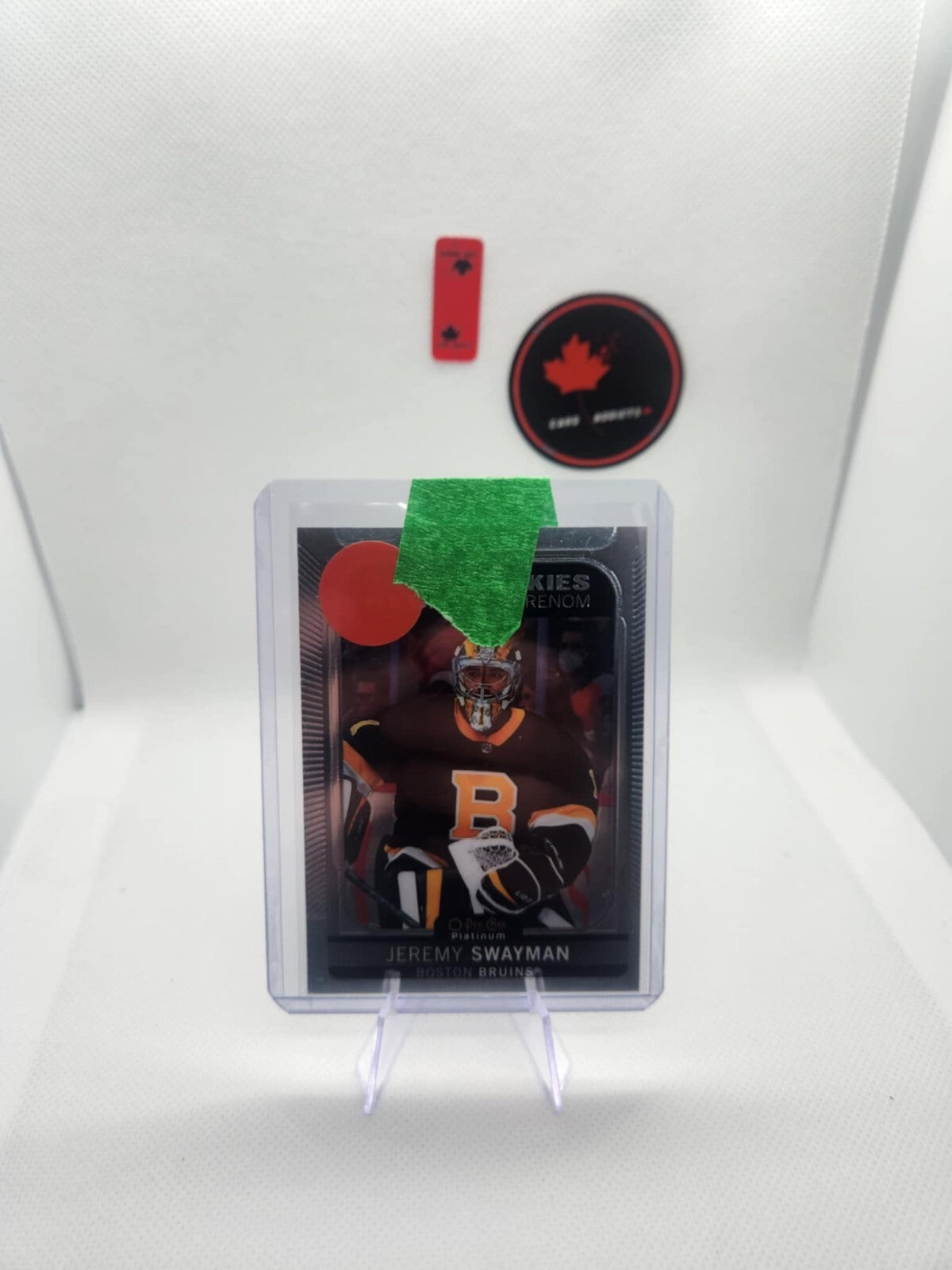 2021-22 O-Pee-Chee Platinum Marquee Rookies 205 Jeremy Swayman RC