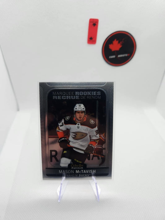 2021-22 O-Pee-Chee Platinum Marquee Rookies Mason McTavish Rookie