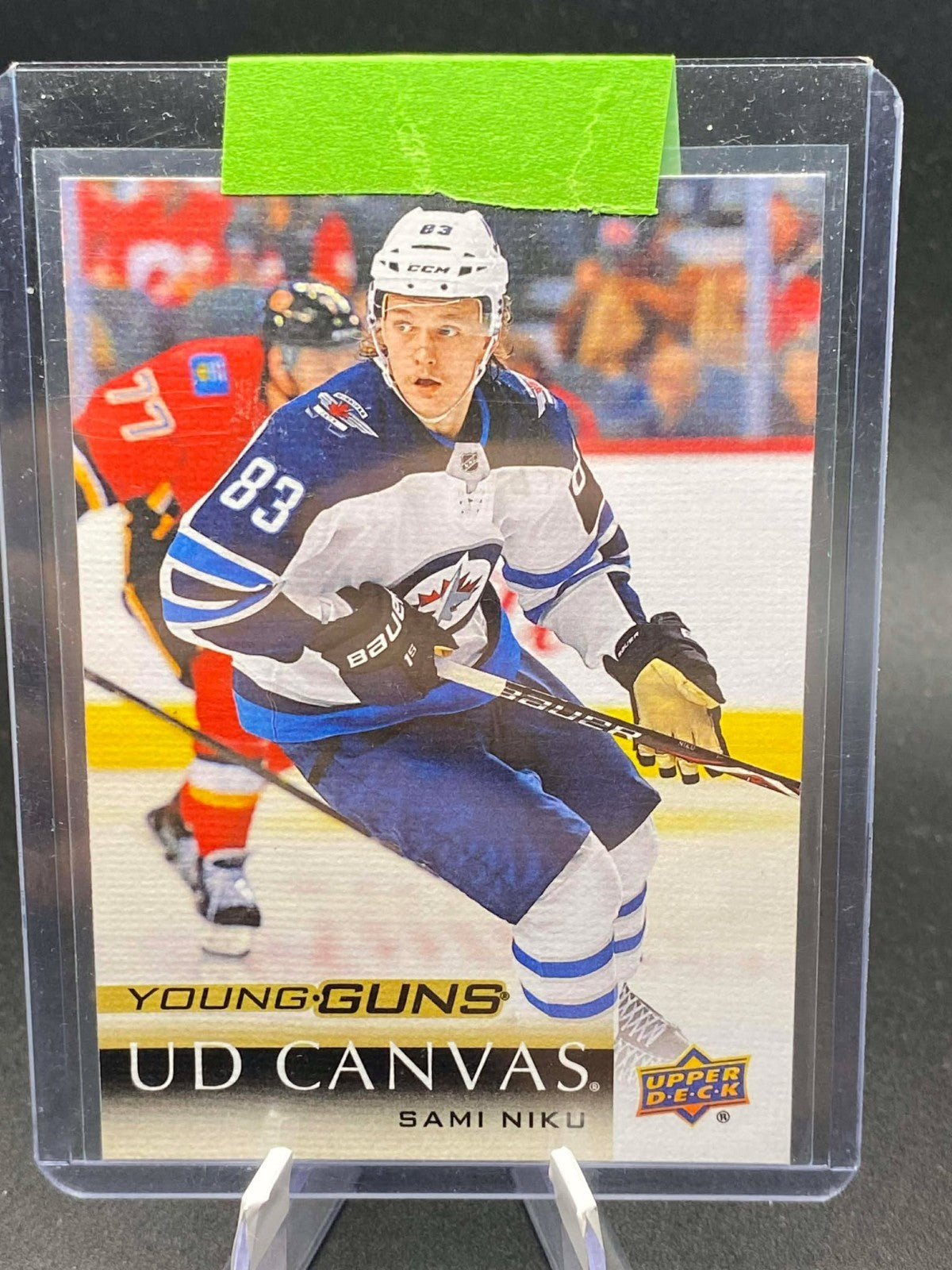 2018-19 Upper Deck Series 1 UD Canvas Young Guns C99 Sami Niku Winnipeg Jets