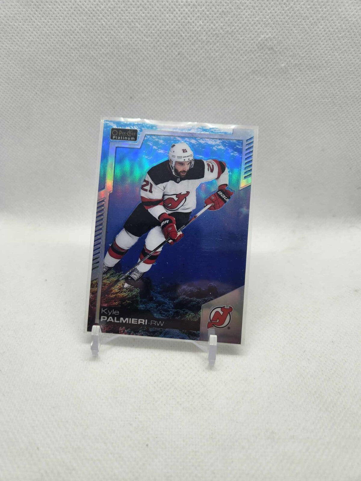 2020 O-Pee-Chee Platinum #87 Kyle Palmieri Aquamarine /499