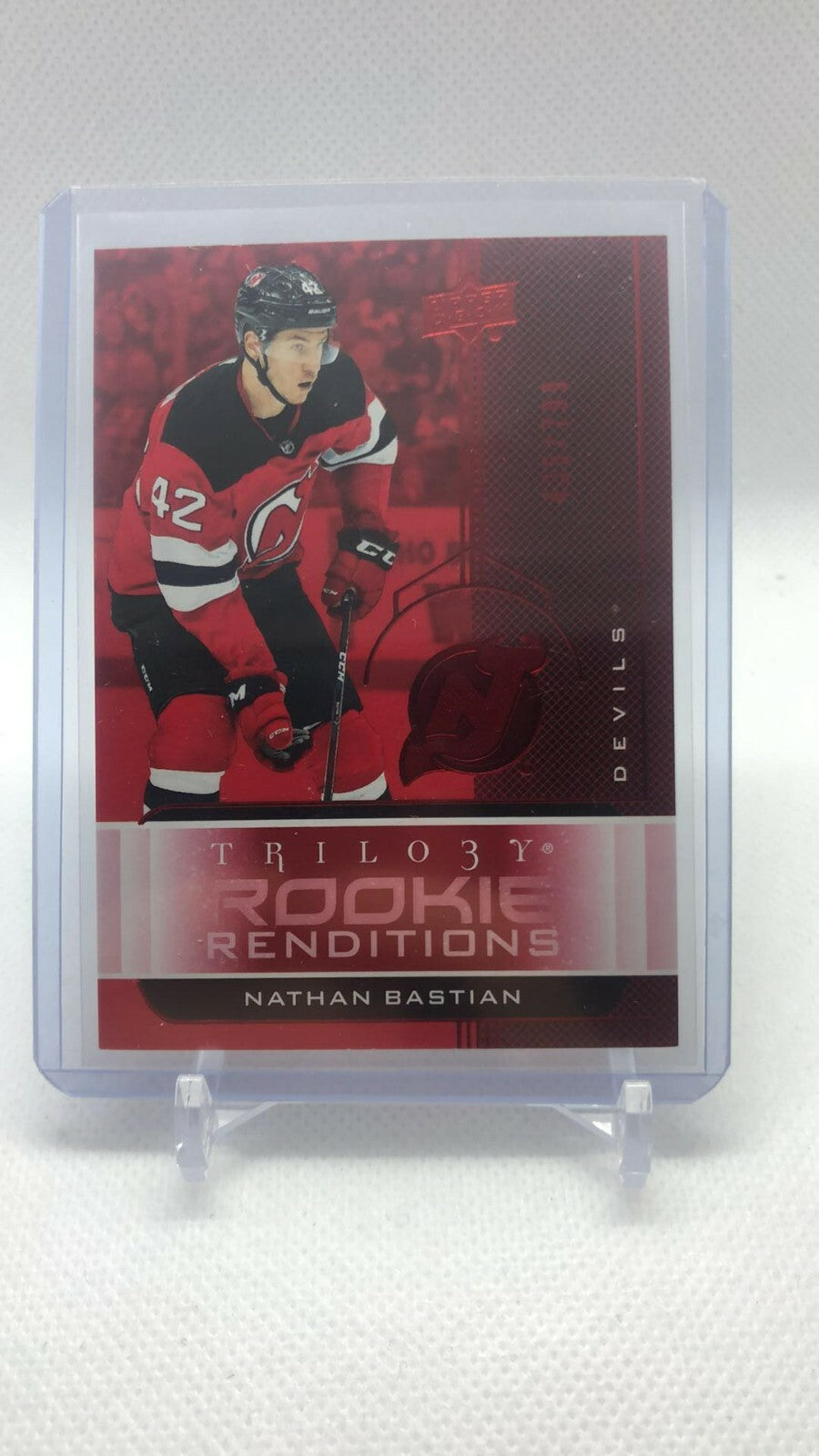 2019-20 Trilogy Rookie Renditions Nathan Bastian RC /799