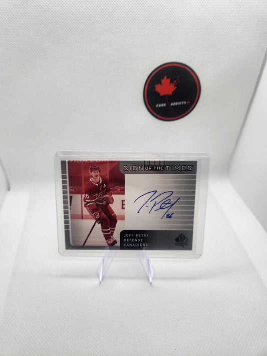 JEFF PETRY - 2021 SP Authentic Sign of the Times Auto #SOTT1-JP