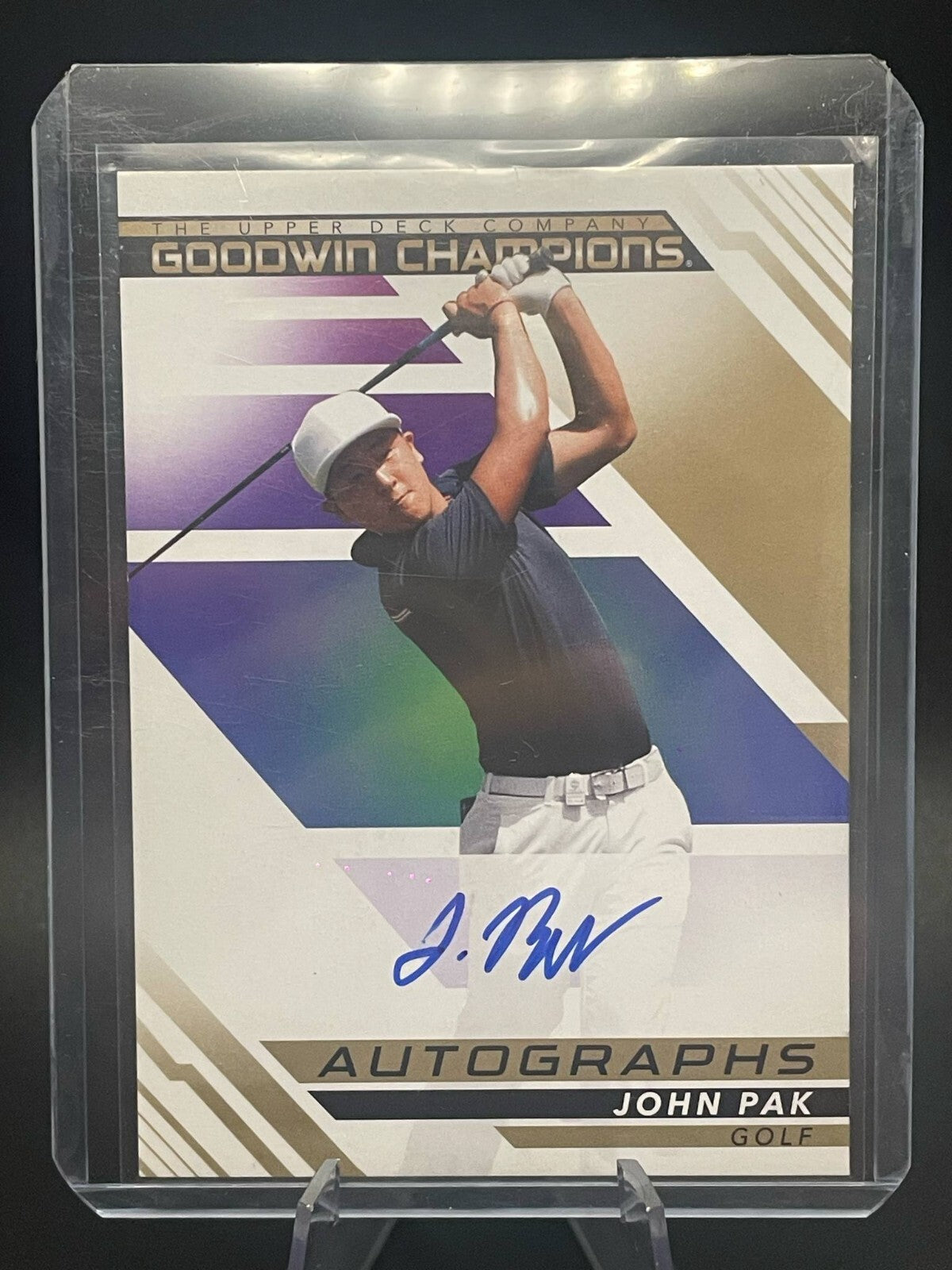 2022 Upper Deck Goodwin Champions Auto John Pak #A-PA Auto