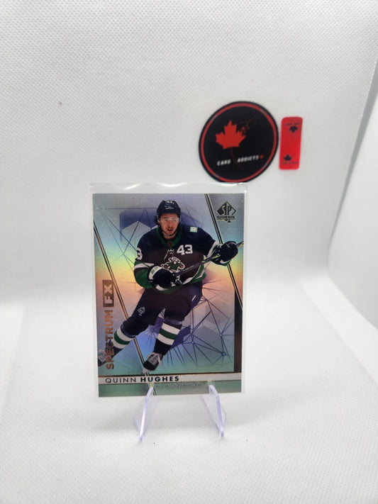 2022-23 SP AUTHENTIC QUINN HUGHES SPECTRUM FX BOUNTY
