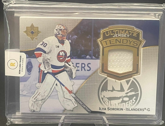 2022-23 Upper Deck Ultimate Collection Tendys Jersey Ilya Sorokin #UT-IS