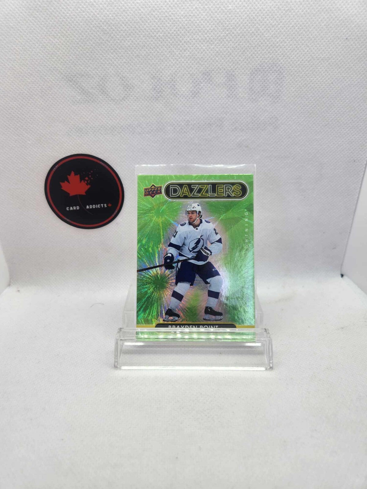 2021-22 Upper Deck Dazzlers Green #DZ40 Brayden Point