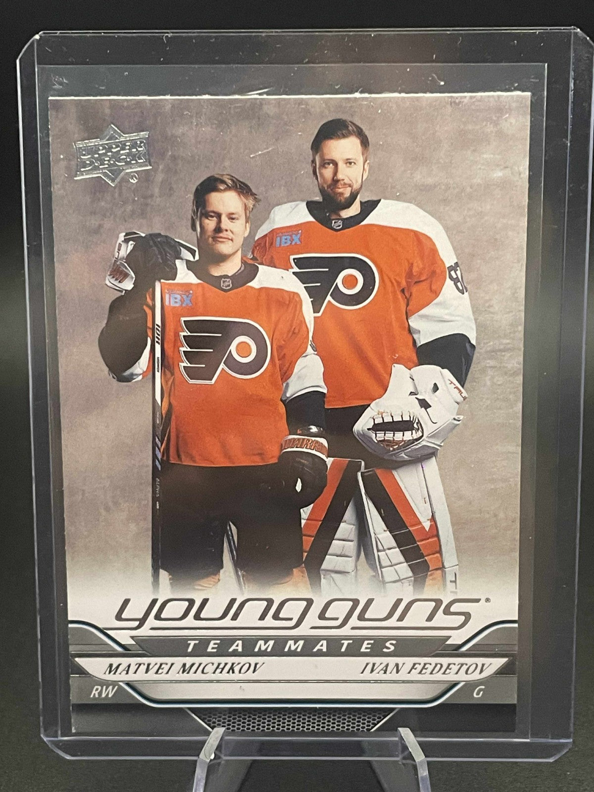 2024-25 Upper Deck Series 2 Young Guns Teammates Matvei Michkov Ivan Fedetov 496