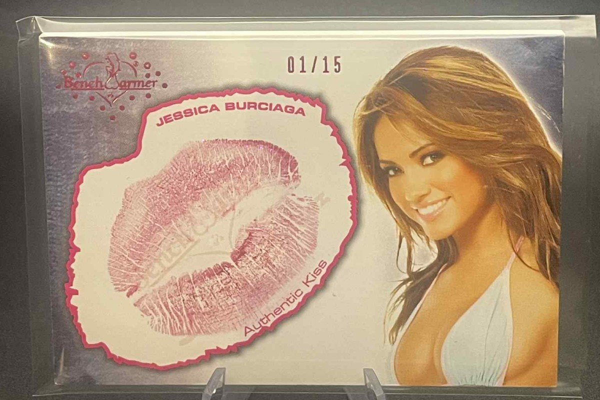 2012 Benchwarmer Jessica Burciaga Kiss Card 1/15 First Print