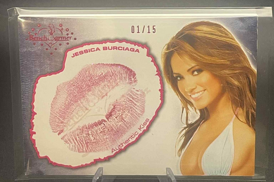 2012 Benchwarmer Jessica Burciaga Kiss Card 1/15 First Print