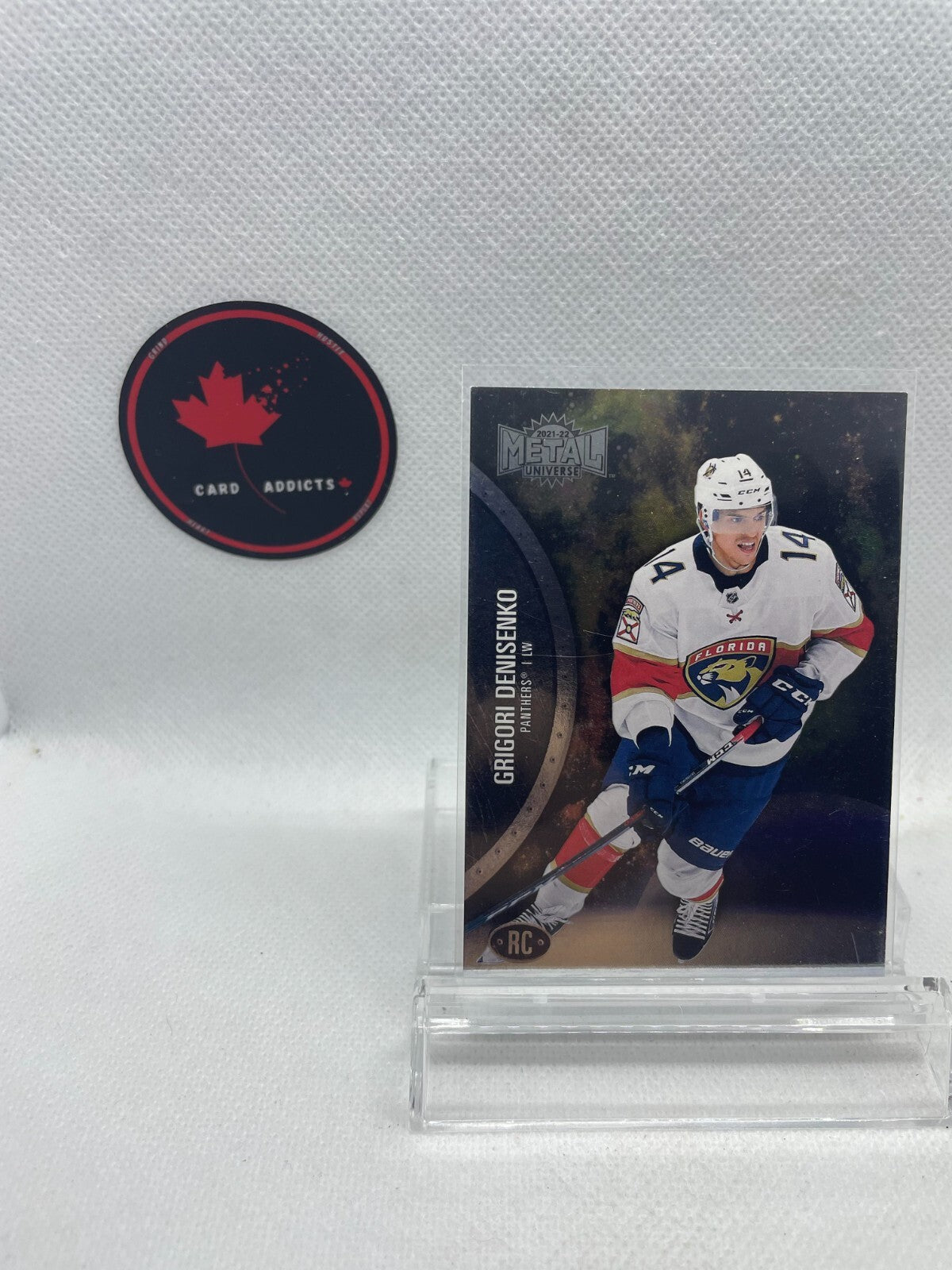 2021-22 21/22 Skybox Metal Universe SP ROOKIE #153 Grigori Denisenko Panthers