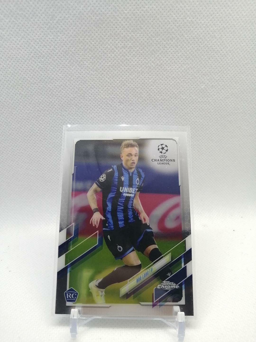 2021 Topps Chrome UEFA Noah Lang Club Brugge KV #85