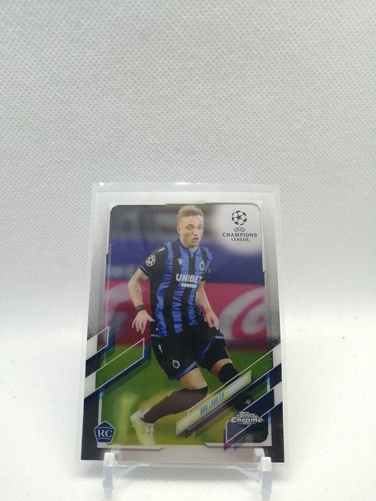 2021 Topps Chrome UEFA Noah Lang Club Brugge KV #85