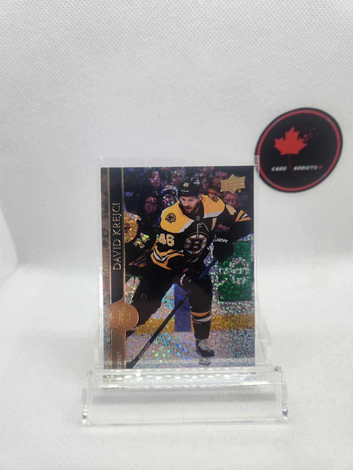 2020-21 Upper Deck Speckled Rainbow David Krejci #267