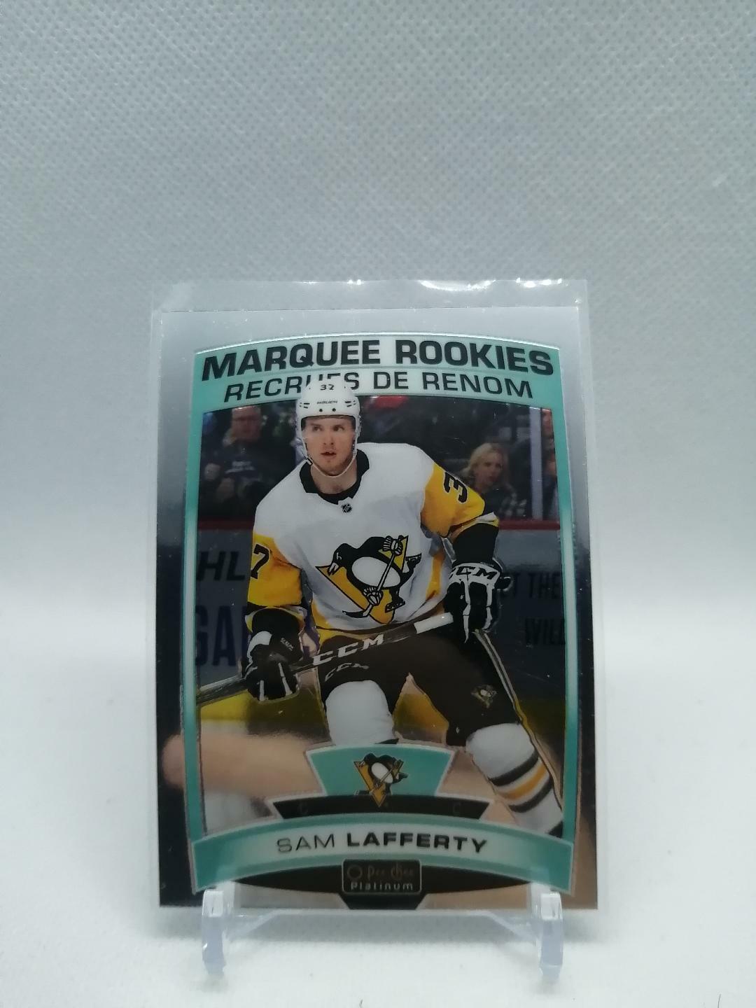 2019-20 OPC Platinum Sam Lafferty Marquee Rookies, Penguins 172