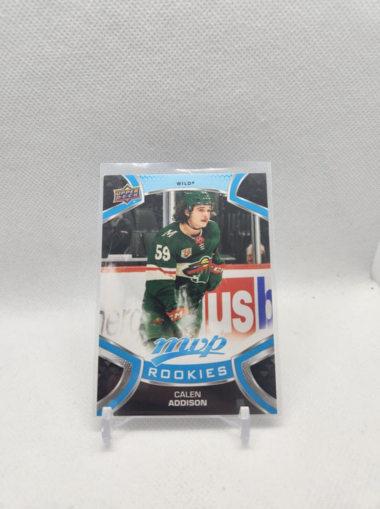 2021-22 Upper Deck MVP SP ROOKIE #221 Calen Addison Minnesota Wild