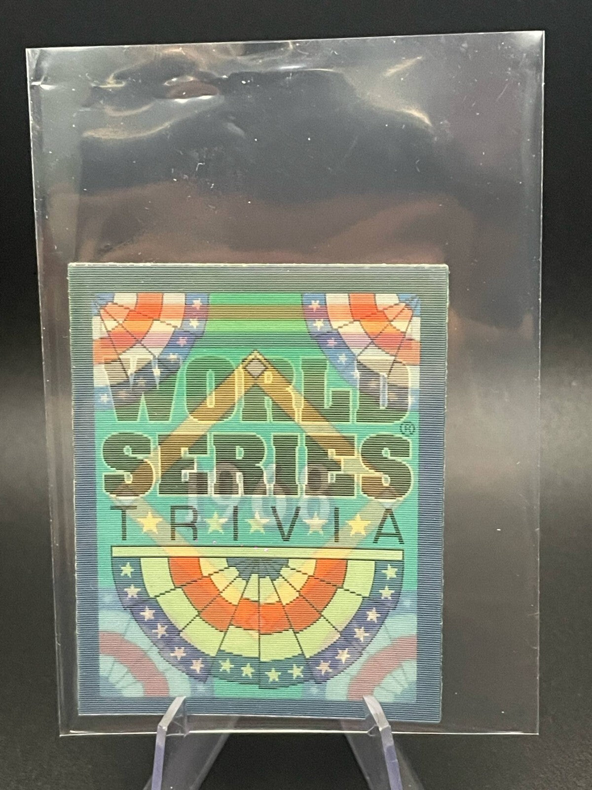 1991 SCORE Magic Motion World Series Trivia - #1 1969 Mickey Stacks The Cards